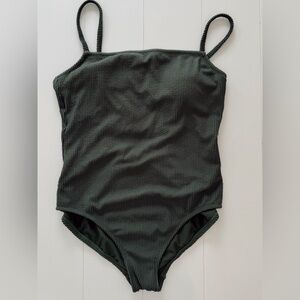 green swim suit!